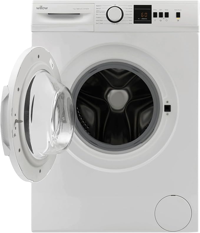 Willow 7kg Washing Machine 1400 Spin - White