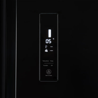 Willow 430L American Style Fridge Freezer WSBS84DB