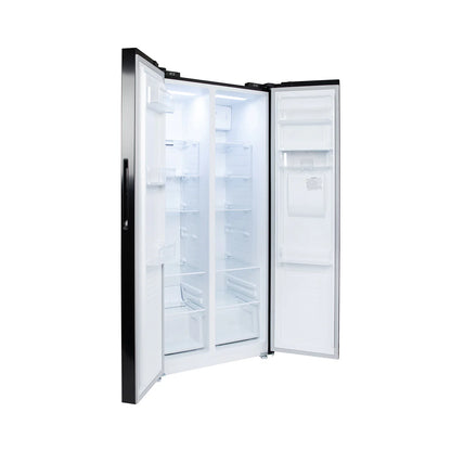 Willow 430L American Style Fridge Freezer WSBS84DB