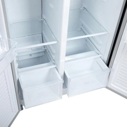 Willow 430L American Style Fridge Freezer WSBS84DB