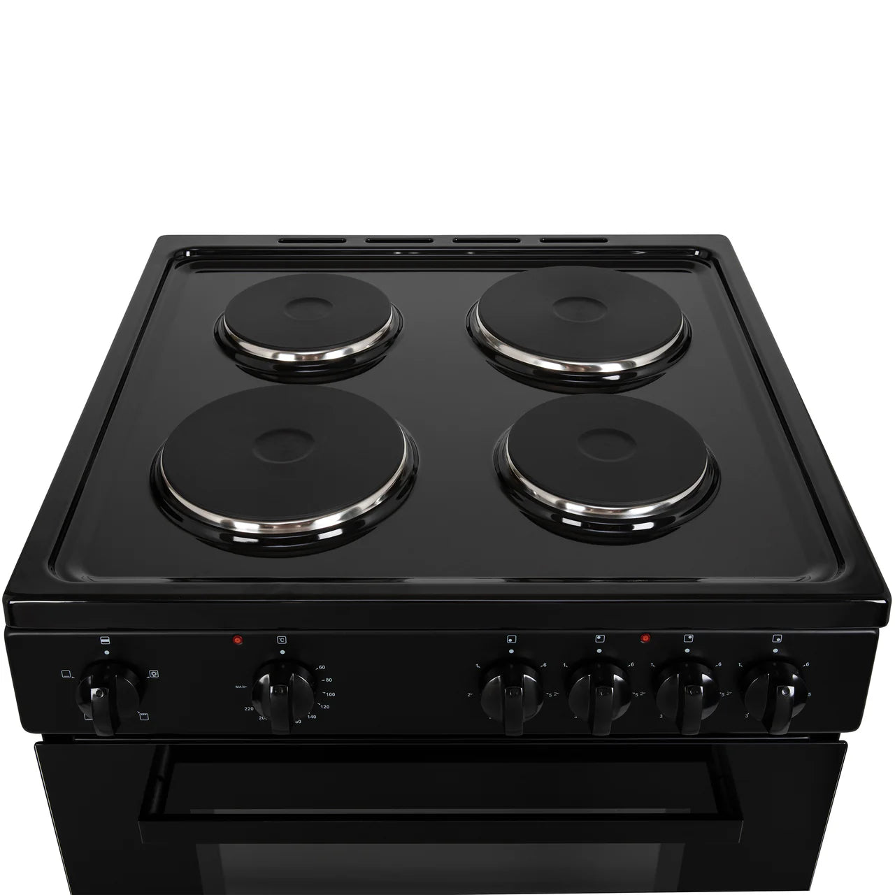 Willow WE50SSW/WSE60W 62/68L White Freestanding Single Cavity Electric Cooker