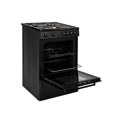 Willow WE50SSW/WSE60W 62/68L White Freestanding Single Cavity Electric Cooker
