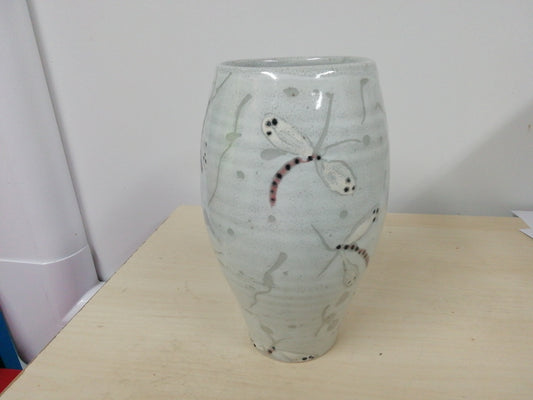 Vintage Clay Pottery Vase