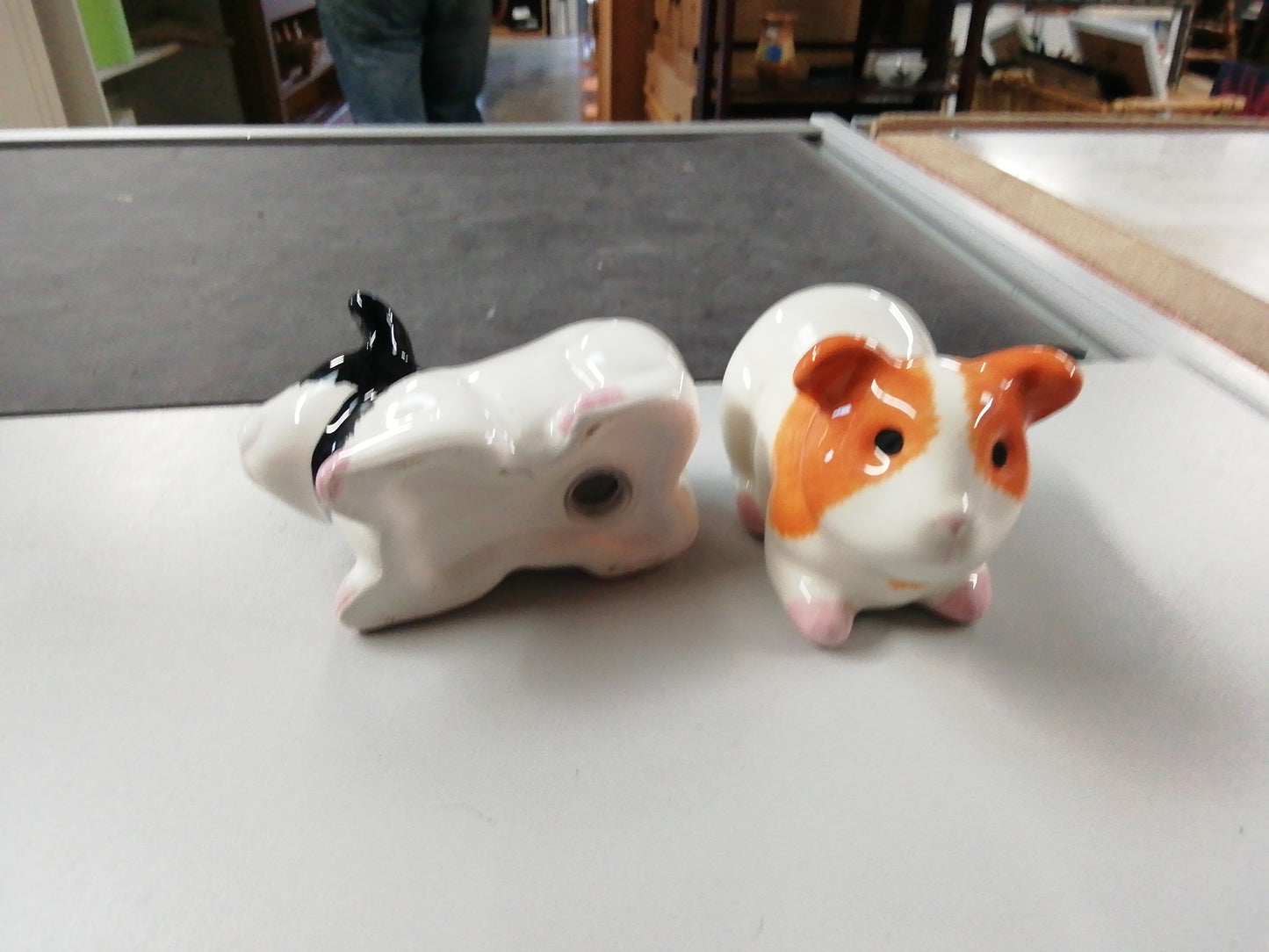 Quail Ceramics Guinea Pig Pair Salt & Pepper Shakers