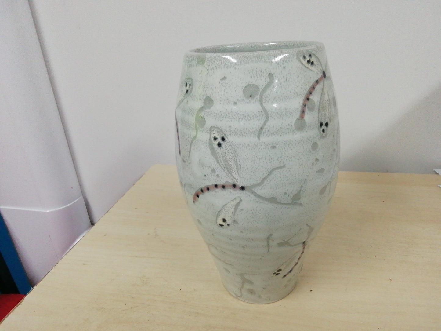 Vintage Clay Pottery Vase